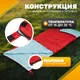 Миниатюра изображения товара Спальный мешок Sundays ZC-SB001 (4шт, красный)