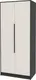 Миниатюра изображения товара Шкаф Interline Концепт КТ-Ш2 Глосс (антрацит/кашемир)