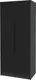 Миниатюра изображения товара Шкаф Interline  Концепт КТ-Ш2 Глосс (антрацит/черный)