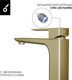 Миниатюра изображения товара Комплект смесителей Oliveeka OL-639003A+239003-BG (золотой матовый)