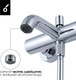 Миниатюра изображения товара Комплект смесителей Oliveeka OL-639017+88869017-CR (хром)