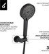 Миниатюра изображения товара Комплект смесителей Oliveeka OL-639017+88869017-MB (черный матовый)
