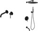 Миниатюра изображения товара Душевая система со смесителем Oliveeka OL-88939017+88869017-MB