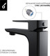 Миниатюра изображения товара Комплект смесителей Oliveeka OL-639003A+139003-MB (черный матовый)