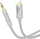 Миниатюра изображения товара Кабель Hoco UPA30 Lightning-AUX (1м, серый)