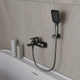 Миниатюра изображения товара Комплект смесителей Oliveeka OL-639003A+869003-BGM (матовый оружейный металл)