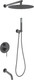 Миниатюра изображения товара Душевая система со смесителем Oliveeka OL-88939017-BGM (матовый оружейный металл)