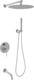 Миниатюра изображения товара Душевая система со смесителем Oliveeka OL-88939017-BN (никель матовый)