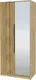 Миниатюра изображения товара Шкаф Interline Концепт КТ-Ш2з Глосс (дуб золотой/дуб вотан)
