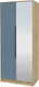 Миниатюра изображения товара Шкаф Interline Концепт КТ-Ш2з Глосс (дуб золотой/дуб лазурный)