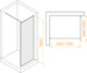 Миниатюра изображения товара Душевая стенка RGW WA-08Gb / 06100807-156