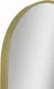 Миниатюра изображения товара Зеркало Континент Miaro Gold LED 45x80 (золотой)