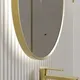 Миниатюра изображения товара Зеркало Континент Miaro Gold LED 45x80 (золотой)