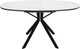 Миниатюра изображения товара Обеденный стол Виста Оттава-2 89х150-195 ВС/512 (керамика, белый мрамор матовый/муар черный)