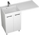 Миниатюра изображения товара Тумба под умывальник Uncoria Мера 55 с 2-мя дв (белый)