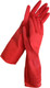 Миниатюра изображения товара Перчатки хозяйственные Laima c длинной манжетой / 700530 (L, красный)
