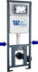 Миниатюра изображения товара Унитаз подвесной с инсталляцией Saniteco KW-9003W Rimles + WeltWasser Marberg 410 + Marberg 410 RD GL-WT