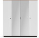 Миниатюра изображения товара Шкаф Black Red White Domenica SZF4D (белый/гикори кингстон)