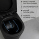 Миниатюра изображения товара Унитаз подвесной с инсталляцией Lauter Longer 2110822B + 21901001 (кнопка 219704J, черный)