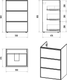 Миниатюра изображения товара Тумба под умывальник Brevita Frame 55 / Fra-070155-013Я