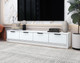 Миниатюра изображения товара Тумба Interline ТВ Концепт Зодиак КТ-ТВ4-35 (белый платинум/белый)