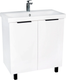 Миниатюра изображения товара Тумба с умывальником Viant Берлин VBER80MDBEL-T2ST + S-UM-MOD80/1