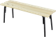 Миниатюра изображения товара Скамья садовая Комплект-Агро Хит KA6945 (1.2м)