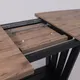 Миниатюра изображения товара Обеденный стол Listvig Kameron раздвижной 160-205x90 (дуб веллингтон/черный)