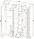 Миниатюра изображения товара Шкаф Interline Концепт Зодиак КТ-Ш4з (дуб золотой/серый)