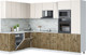 Миниатюра изображения товара Кухонный гарнитур Interline Мила Лайт 1.896х2.98 (персидский жемчуг/дуб веллингтон/серый каспий)