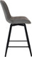 Миниатюра изображения товара Стул барный Виста Гармония 360 Bh ВС/341 (муар.чер/3VELU08)