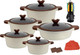 Миниатюра изображения товара Набор кухонной посуды UCC LIFE U-SC020 (бежевый)