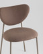 Миниатюра изображения товара Стул Stool Group Rina LV-124-E33-7006 ( велюр коричневый/каркас бежево-серый)