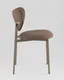 Миниатюра изображения товара Стул Stool Group Rina LV-124-E33-7006 ( велюр коричневый/каркас бежево-серый)