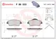 Миниатюра изображения товара Тормозные колодки Brembo P86033