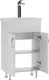 Миниатюра изображения товара Тумба с умывальником Saniteco Amalia 50 S0102T + Уют 50