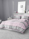 Миниатюра изображения товара Комплект постельного белья Samsara 2сп Burberry Home (простыня на резинке, розовый)