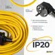 Миниатюра изображения товара Удлинитель Sundays Electric УБК-2974 без каркаса (10м, желтый)