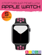 Ремешок для умных часов Bingo Sport для Apple Watch 42/44/45мм (S, черный/розовый) — фото 5