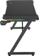 Миниатюра изображения товара Геймерский стол Zone 51 Trine 120 RGB / Z51-T2R-BK (черный)