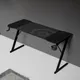 Миниатюра изображения товара Геймерский стол Zone 51 Trine 140 / Z51-T4N-BK (черный)