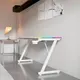 Миниатюра изображения товара Геймерский стол Zone 51 Trine 160 RGB / Z51-T6R-WD (дерево/белый)