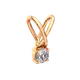 Миниатюра изображения товара Подвеска из розового золота ZORKA 440263.9K.R (с фианитом)