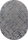 Ковер Merinos Liman F164-OVAL-GRAY-D.BLUE (2x2.9) — фото 5