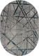 Миниатюра изображения товара Ковер Merinos Liman F478-OVAL-GRAY-BLUE (2.8x3.8)