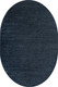 Коврик Merinos Makao S600-OVAL-F.BLUE (1.2x1.8) — фото 5