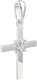 Миниатюра изображения товара Крестик из серебра ZORKA 0440234.REL (с фианитами)