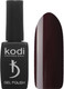 Миниатюра изображения товара Гель-лак для ногтей Kodi 100 WN Темный фиолетово-бордовый без перламутра и блесток (8мл, плотный)