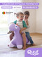 Миниатюра изображения товара Игрушка-прыгун Quut Hoppi Bouncing Dino 173731 (лавандовый)