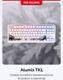 Миниатюра изображения товара Клавиатура Red Square Alumix TKL Satory g3ms Jade RSQ-20055 (белый)